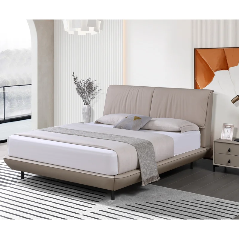 

Modern Bedroom Furniture Bed Frame Cheap Single Twin Size Up-holstered Beds For Sale