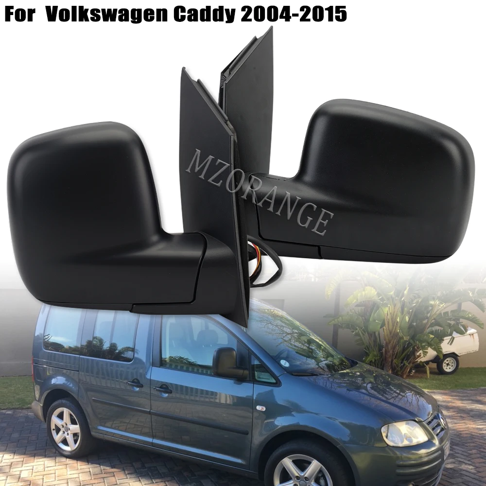 5 Pins Rearview Side Mirror Lamp Assembly For Volkswagen Caddy MK3 2C 2K 2004-2015 Heated Bottom Side Mirror Car Accessories