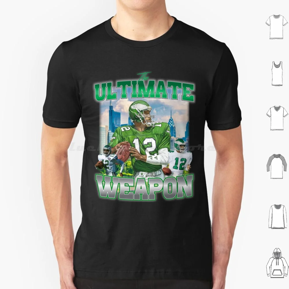 The Ultimate Weapon T Shirt 6xl Cotton Cool Tee Philly Randall Retro Quarterback 80s 90s Football Throwback Rocket Man Starship