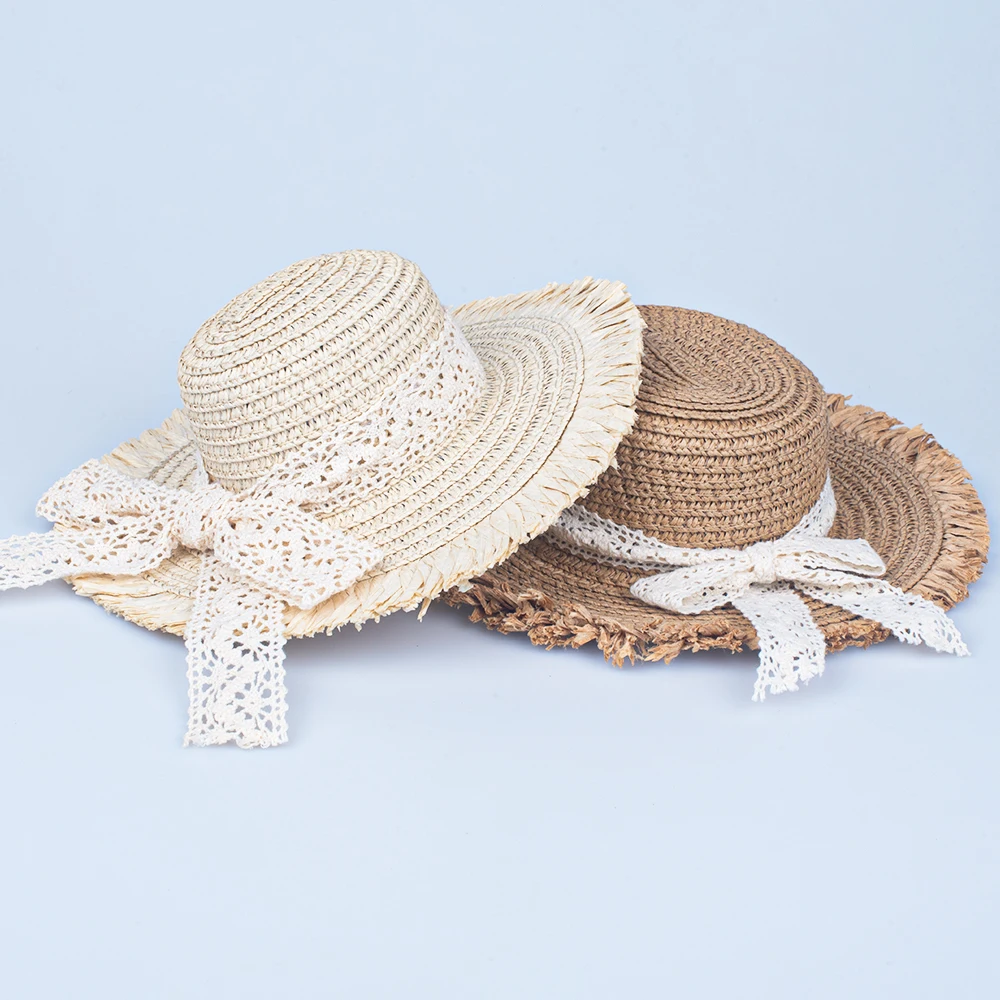 New Doll House Doll Handmade Straw Hat Sun Cap For 1/6 Doll Accessories Decoration Blyth Doll Clothes