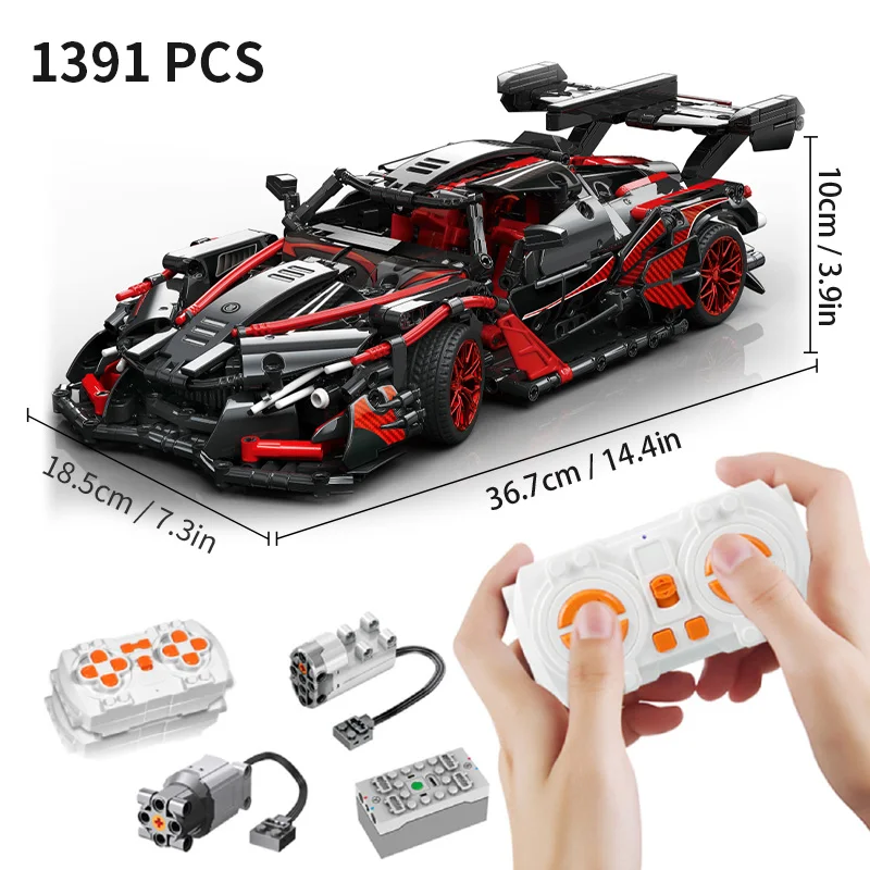 Technical Ideas Famous Racing Car Assembly Building Blocks Expert Speed Vehicle Model Bricks Moc Toys for Boys Holiday Gifts