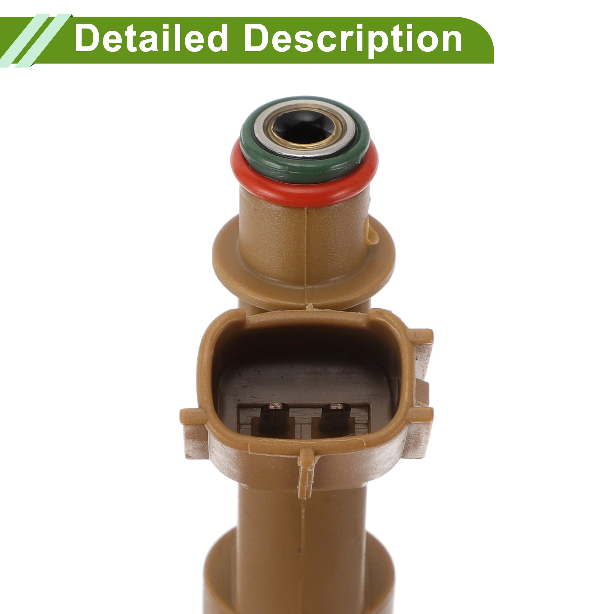 X Autohaux Fuel Injector for Toyota Corolla S, LE, CE 1.8 2009-2012 1 Pc Brown Silver Tone 2 Pins 12 Holes Disc Auto Replacement