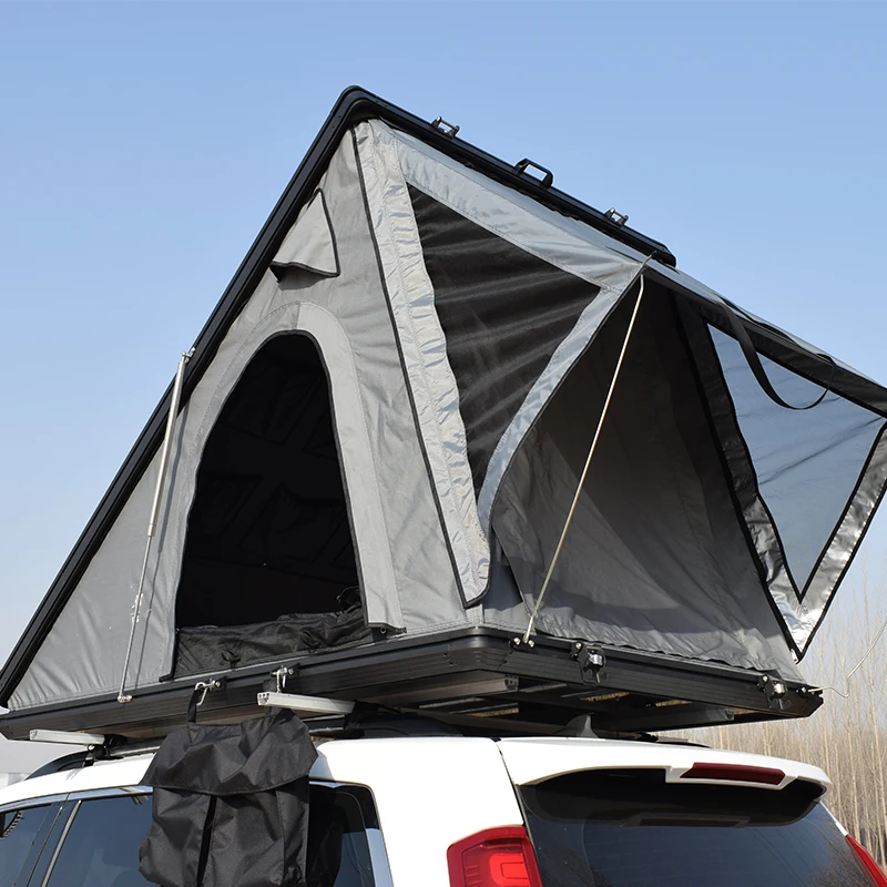 1-2 Person Roof Top Tent Car Thule Rooftop Tent Outdoor Triangle Hard Shell Car  Gazebo