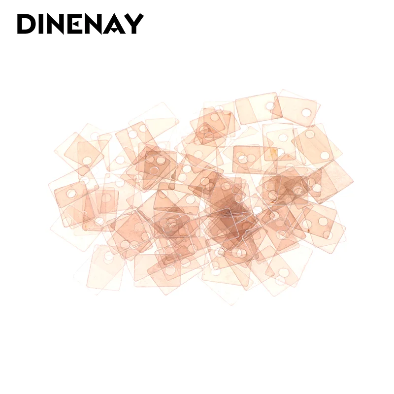 100PCS TO-220 Mica Insulation Pad Heat Insulation To-220 Insulation Pads Silicone Mica Sheet Insulation