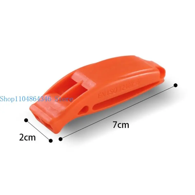 5ASD محمولة 120DB بصوت عالٍ إشارة سلامة الانفجار صافرة صافرة الطوارئ مع حزام عنق قابل للتعديل للتجديف بالكاياك #6