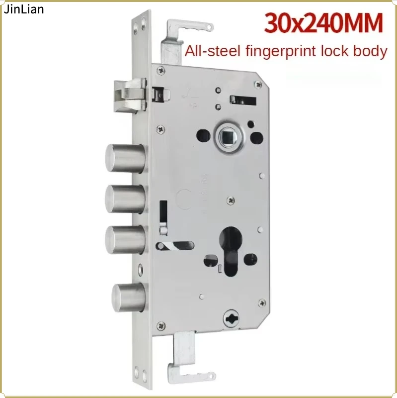 1Sets Mechanical Lock Body for Anti-theft Door Lock Engineering 24 * 240 Square Head 30 * 240 Cylindrical Lock Body