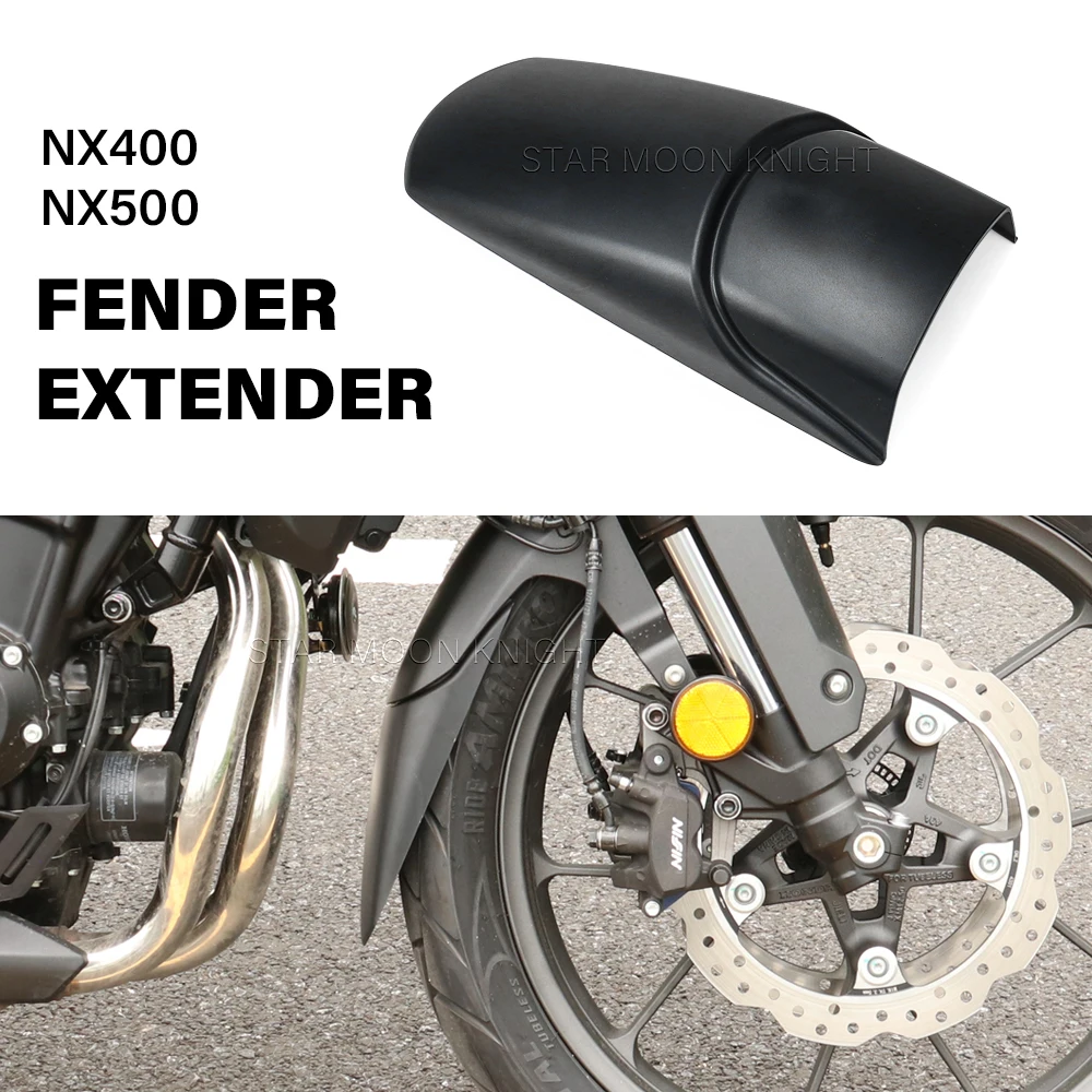 

ABS Mudguard Extender NX 400 For Honda NX400 NX 400 500 2024- Motorcycle Front Fender Extension