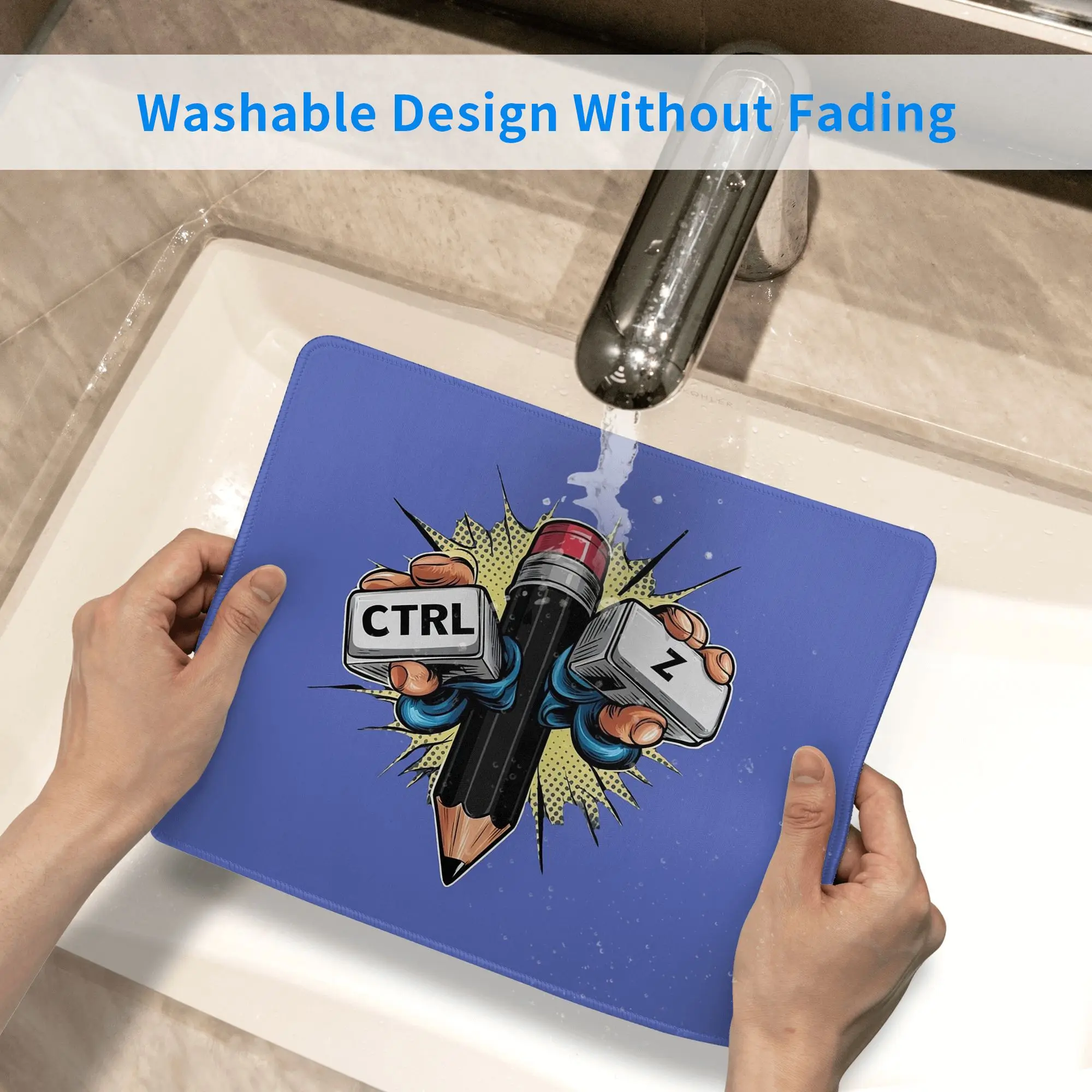 CTRL + Z Moc cofania Podkładka pod mysz Klawiatura komputerowa Podkładka pod mysz Gaming PC Laptop Mata na biurko Akcesoria biurowe Maty na stół