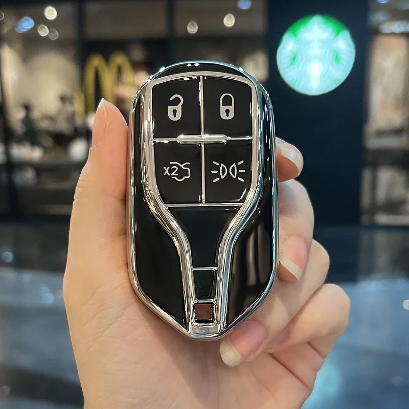 

Чехол из ТПУ, защитный чехол для автомобильных ключей для Maserati Levante Ghibli Quattroporte GT Granturismo GranCabrio, аксессуары