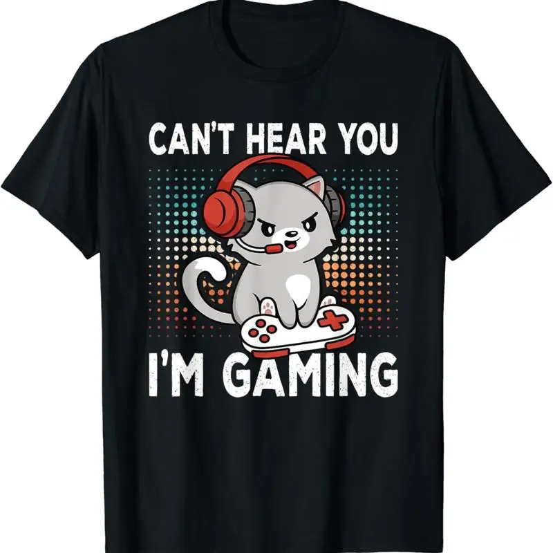 Can_t Hear You I_m Gaming Kids T Shirtns Boys Video Games Gamer Shirt