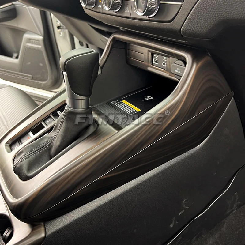 ABS Peach Wood-Style Interior Trim Accessories for Honda CR-V 2023–2024 description 5