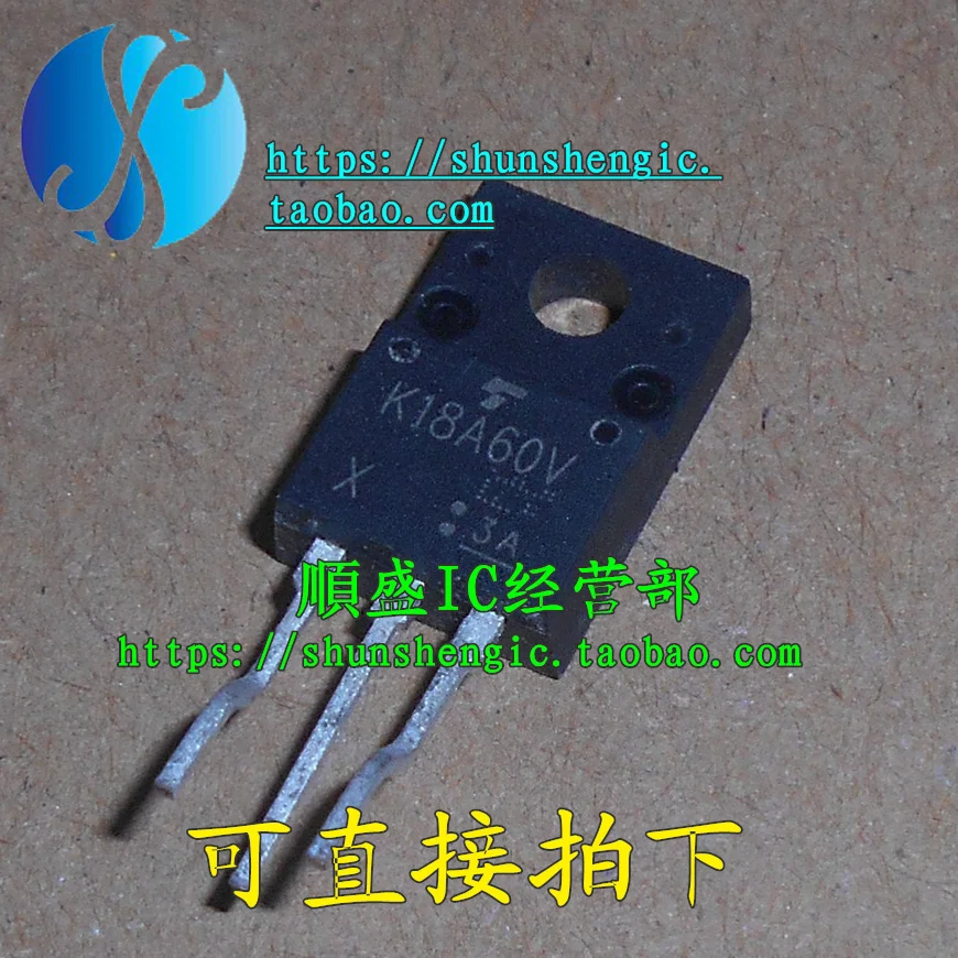 

10pieces K18A60V TK18A60V TO220F-3Pin MOS