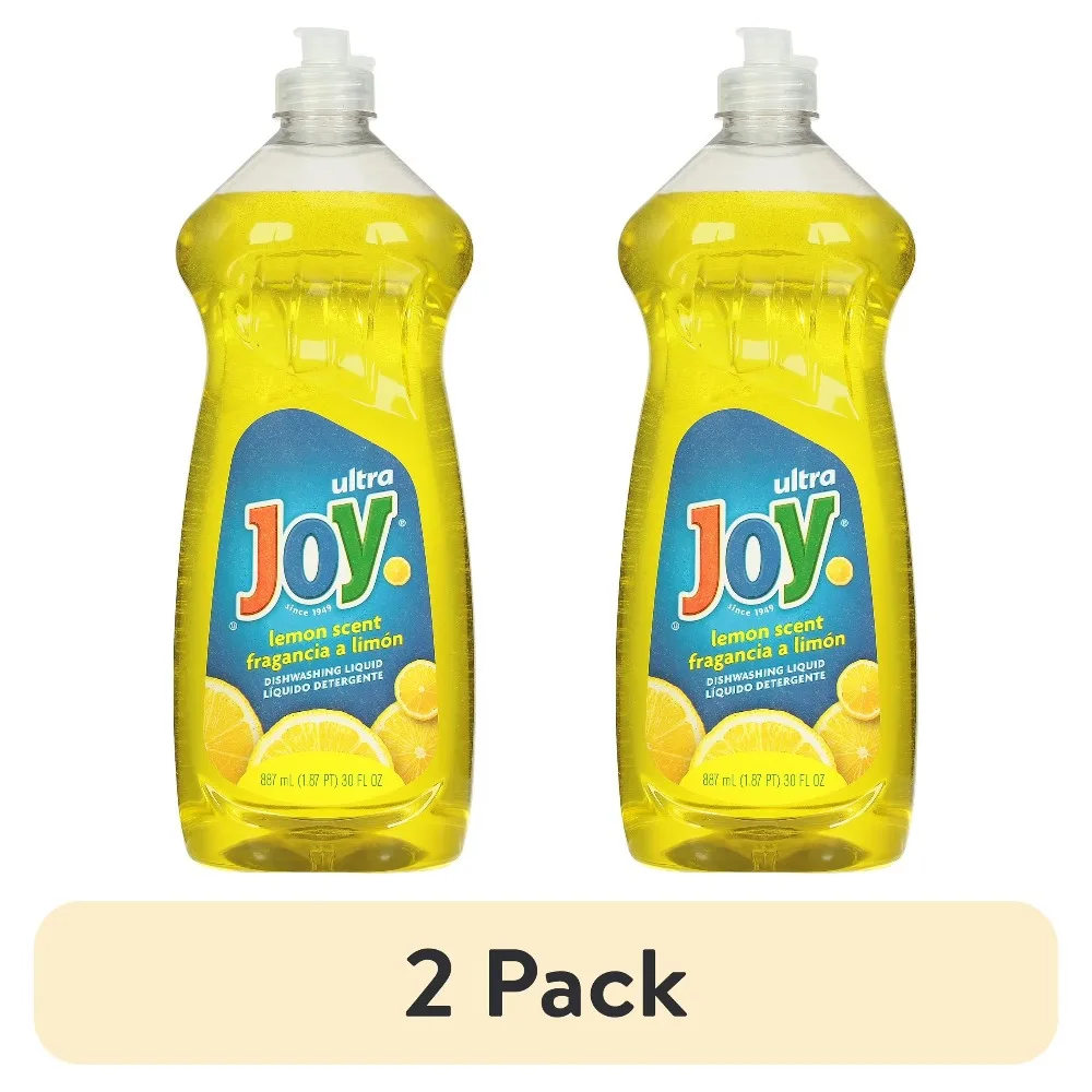 Best seller Ultra Strong Large Dishwashing Liquid Soap Refill Pack Lemon Fresh Scent 30 Fl Oz 2 Pack Bulk Home Kitchen Cleaning Supplies