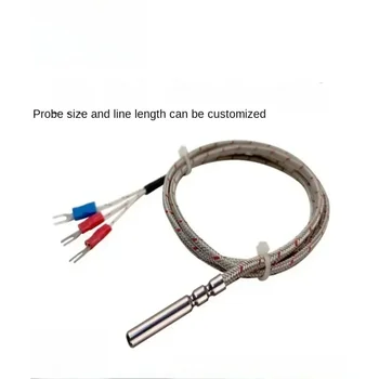 2pcs/5pcs High temperature PT100 probe thermal resistance thermocouple temperature sensor 500 degrees