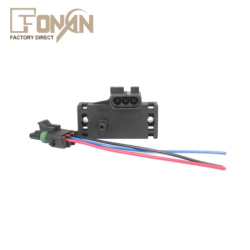 3 4 5 BAR MAP Sensor For GM Cadillac Chevrolet Pontiac Buick With Plug Connector 12223861 16040749
