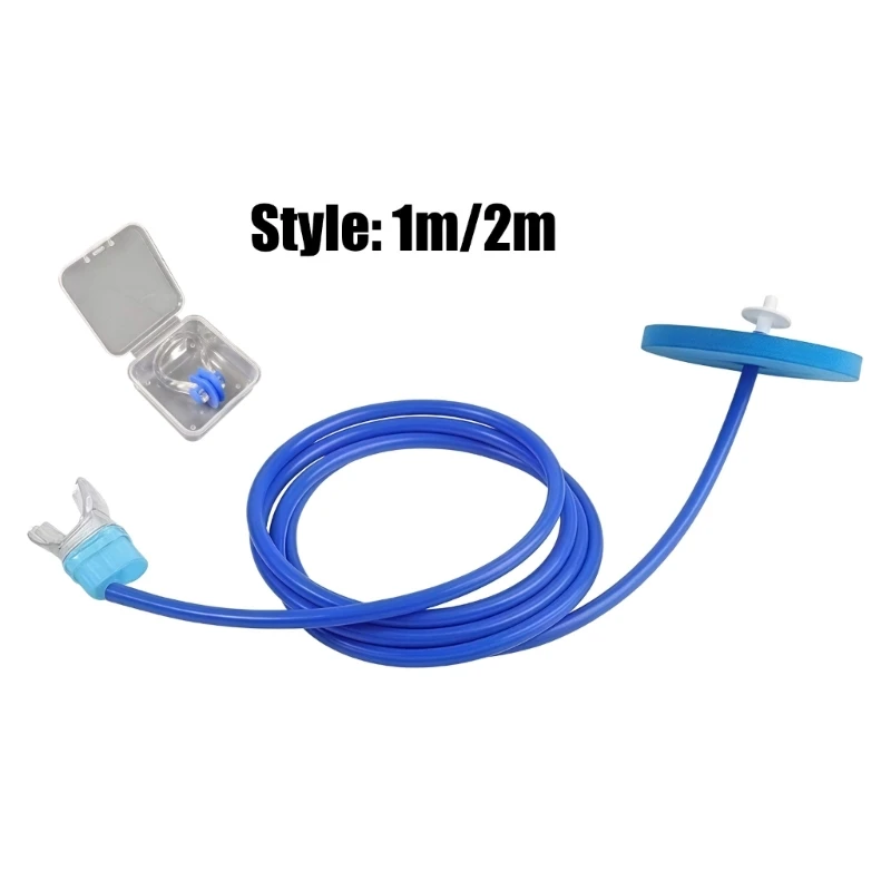E56D Diving Snorkel Breathing Tube with Nose Clip Diving Snorkel Breathing Apparatus for Beginners and Experienced Diver