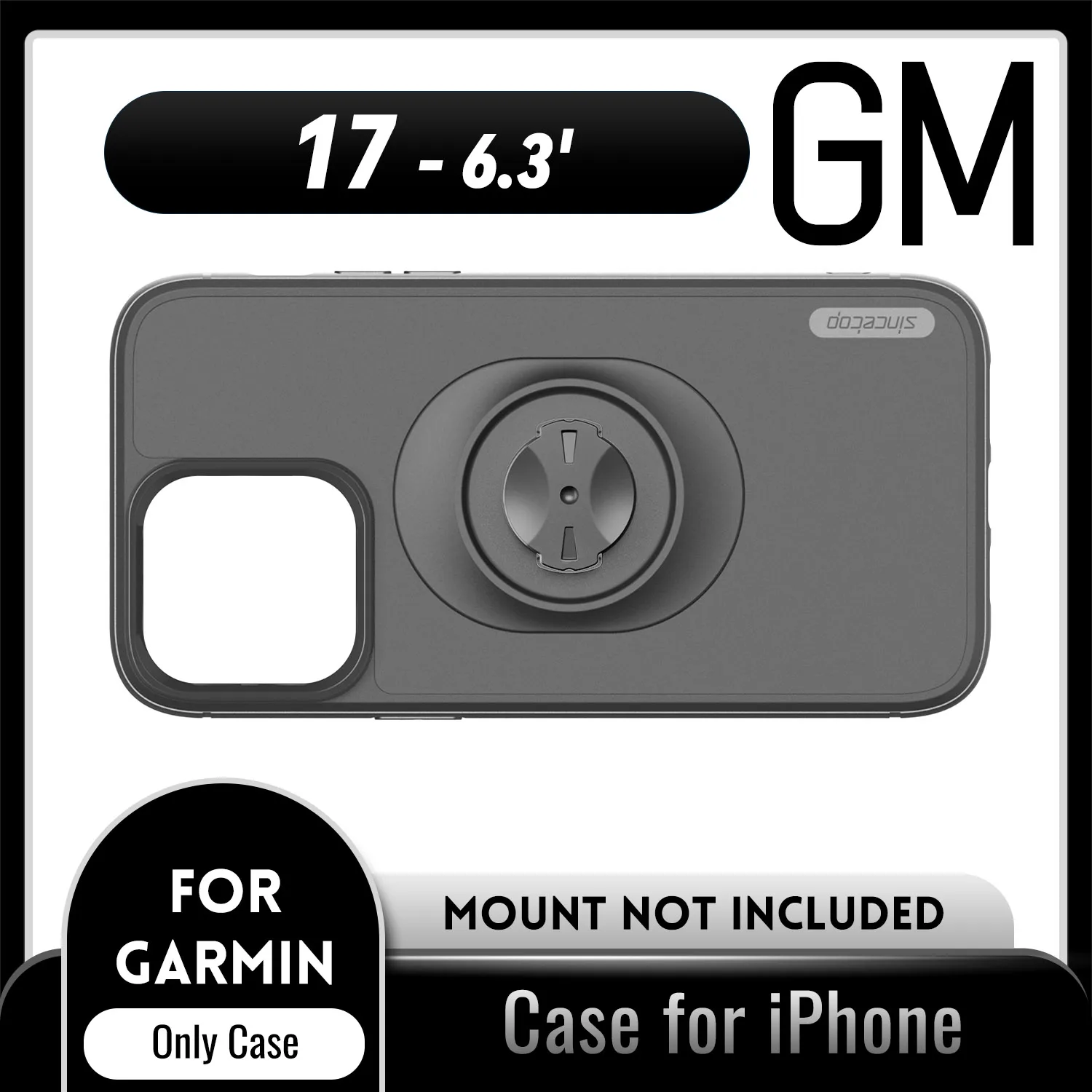 Stoßfeste Hülle für Garmin Fahrradhalterungen / Halterungen für Apple iPhone 17 16 15 14 13 12 11 8 7 Pro X Max Plus SE Schutzhülle