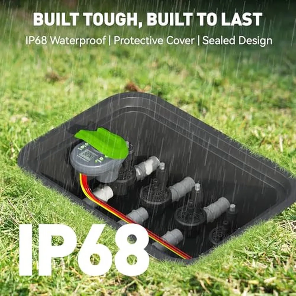 

Water Timer Controller with Integrated Rain Detection for Efficient Outdoor For Auto Irrigation and Water Conservation