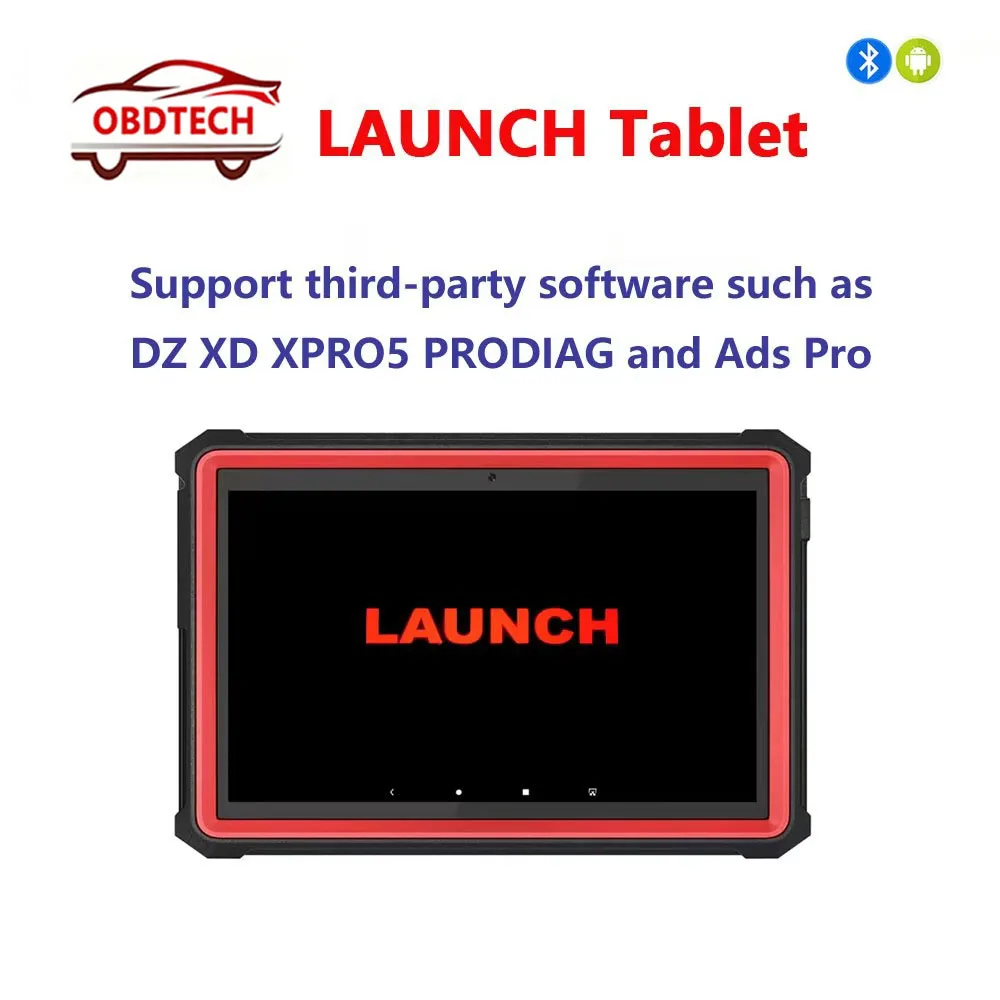 إطلاق جهاز لوحي تشخيصي يعمل بنظام Android 9.0 مقاس 10.1 بوصة - يدعم Diagzone Xdiag XPRO5 PRODIAG والإعلانات Pro Obd2 الماسح الضوئي للشحن السريع