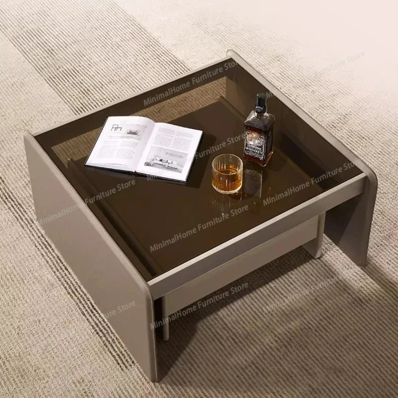 

Минималистичная мебель для гостиной: современные итальянские кремовые журнальные столики в коричневом цвете, эстетичные кофейные столики, мебель для салона