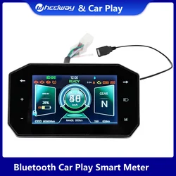 Ebike Navigation Screen LCD Display with Bluetooth Car Play Smart Meter Screen for Electric Bicycle Motorcycle