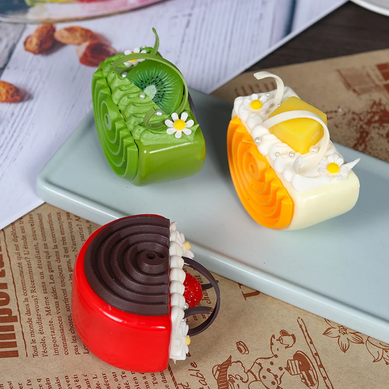 Artificial Half Block Shape Cookies Fake Food Decoration Photography Pro Food Simulation Cake Model Tea Table Decoration FCYY074