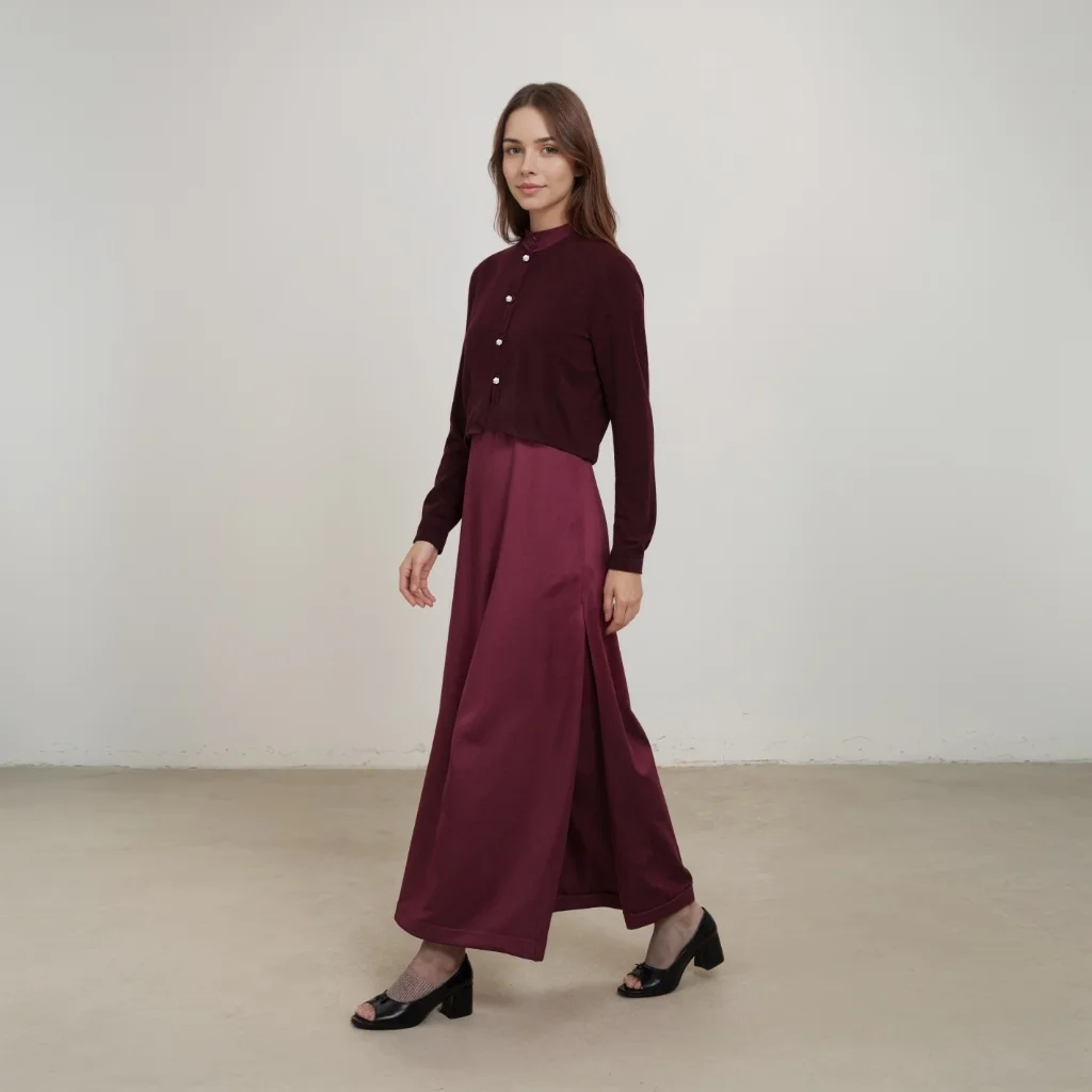 

Осень-зима, женское винно-красное толстое пальто с длинным рукавом и v-образным вырезом, мягкая флисовая куртка, драгоценная яркая бриллиантовая пуговица, элегантная теплая одежда