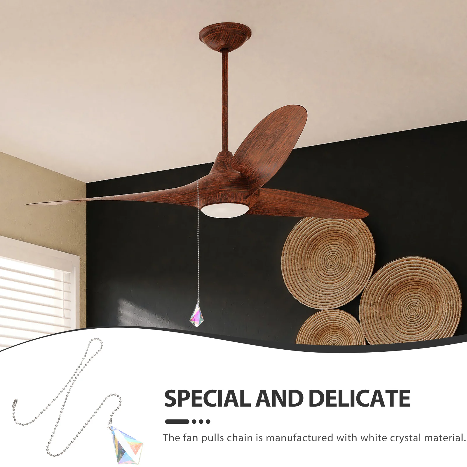 

2 шт., удлинитель цепи для вентилятора для потолочного светильника, лампы, декоративные тяговые цепи, запасные части, аксессуар, выдвижной дизайн