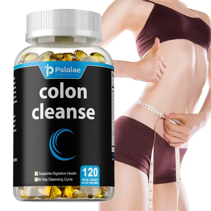 

Colon Cleanse Capsules - Health Liver Support, Powerful Burn Fat Detoxif Clean Colon, for Intestinal & Digestive Health