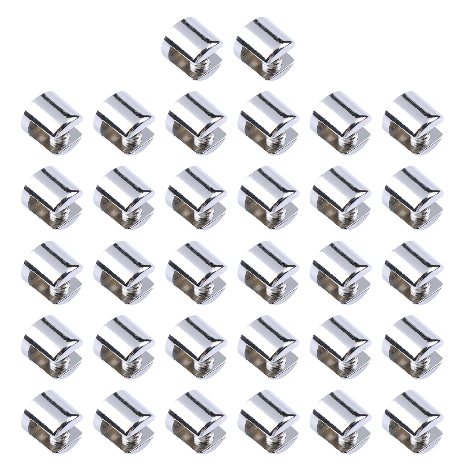 32 wall mounted glass frame adjustable zinc alloy glass llation clips, and for use in bathrooms and rooms