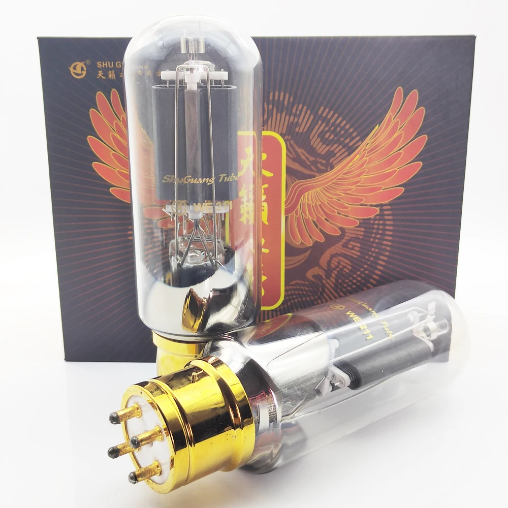 

Обновление лампы вакуумной трубки ShuGuang WE211 211DG 211T HIFI аудиоклапан электронный ламповый усилитель DIY соответствует