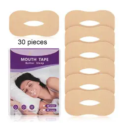 30Pcs Anti Snoring Mouth Tape Sleeping Keep Mouth Close Prevent Snoring Gentle Sleep Strip Home Mouth Tape for Sleeping