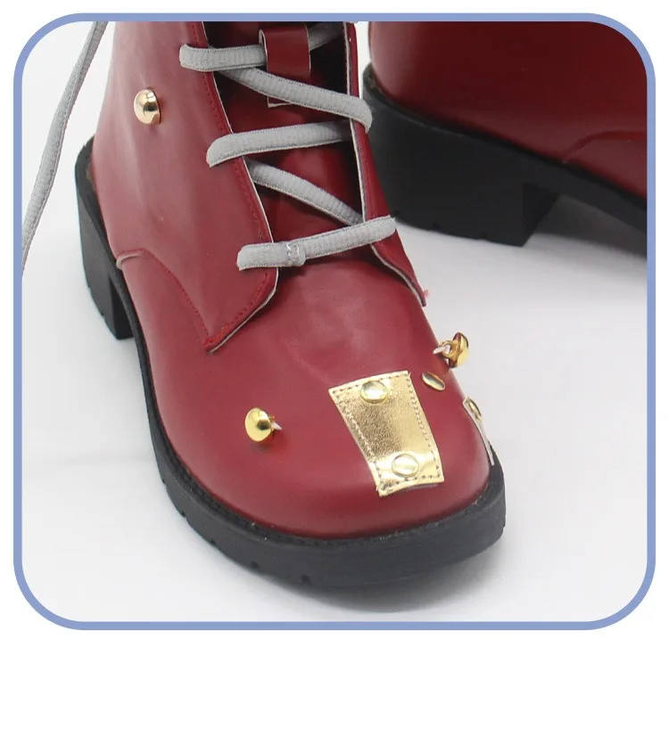 Arcane VI أحذية كوسبلاي PU أحذية من الجلد أحذية كرنفال الهالوين Vi دعائم كوسبلاي مصنوعة حسب الطلب