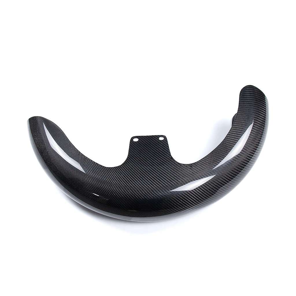 Dry Carbon Fiber 23 Inch Real Carbon Fiber Front Fender for Touring Street Bagger Road Glide