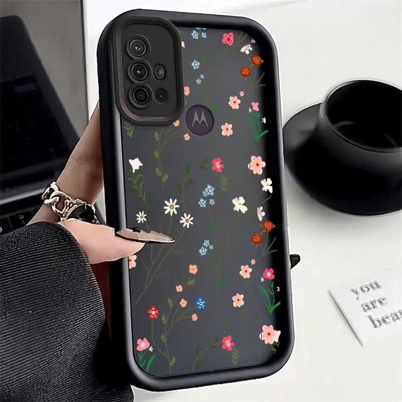 G30 Countryside Blooms Sky Eye Ladder Phone Case For Motorola Moto G30 Cover