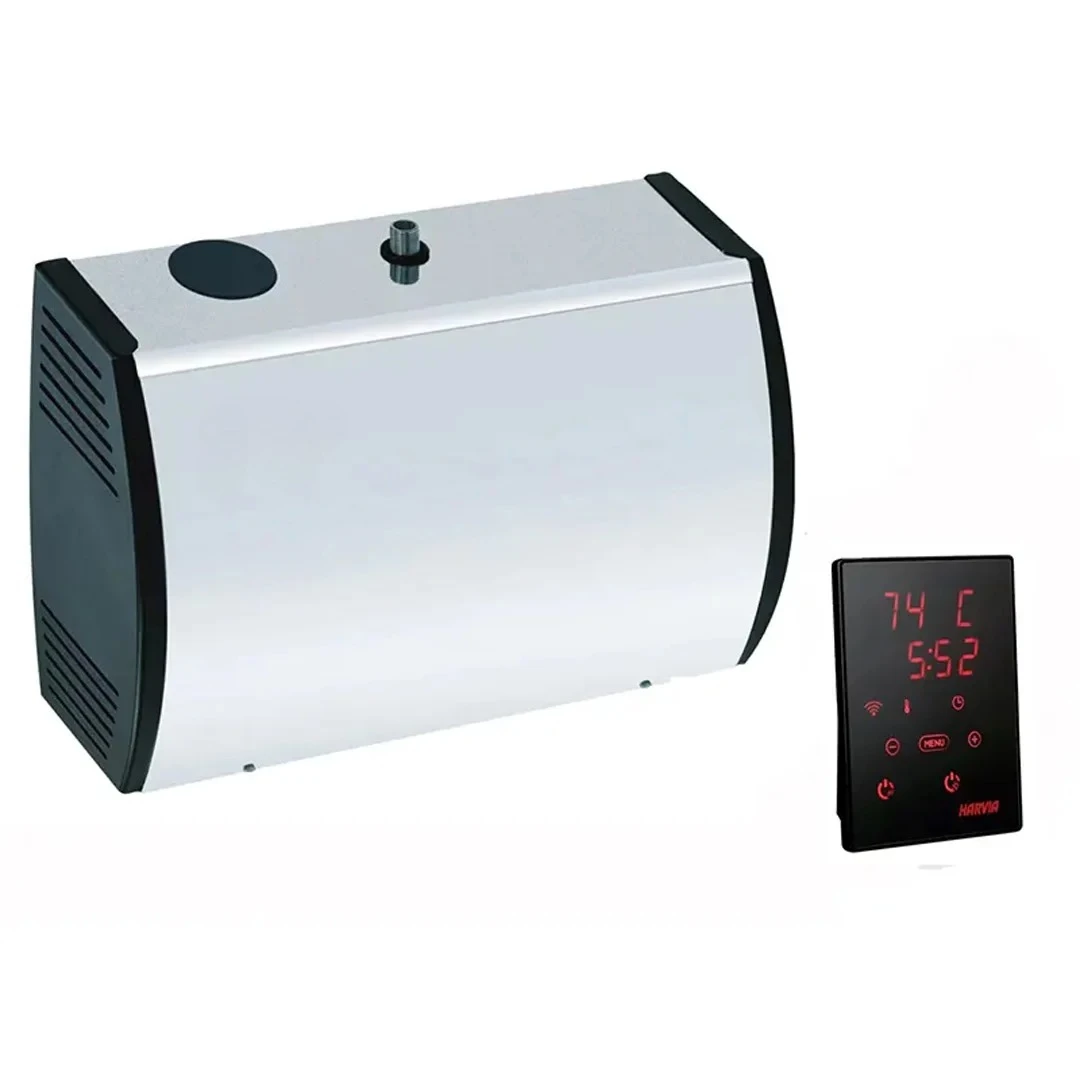 Harvia High Quality 6KW Commercial Wet Steam Generator Home Use Stainless Steel Surface Modern Stove Heating Type Sauna Function