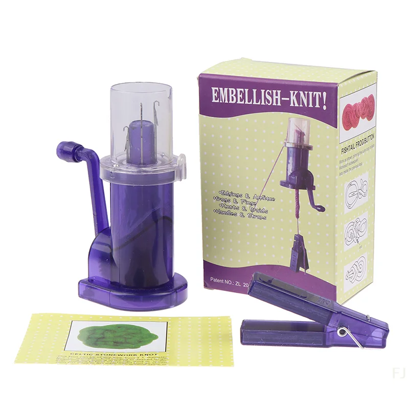 

[YU]Embellish Knitting Machine Spool Knitter Sewing Accessory Weave Hand Crafts Tool