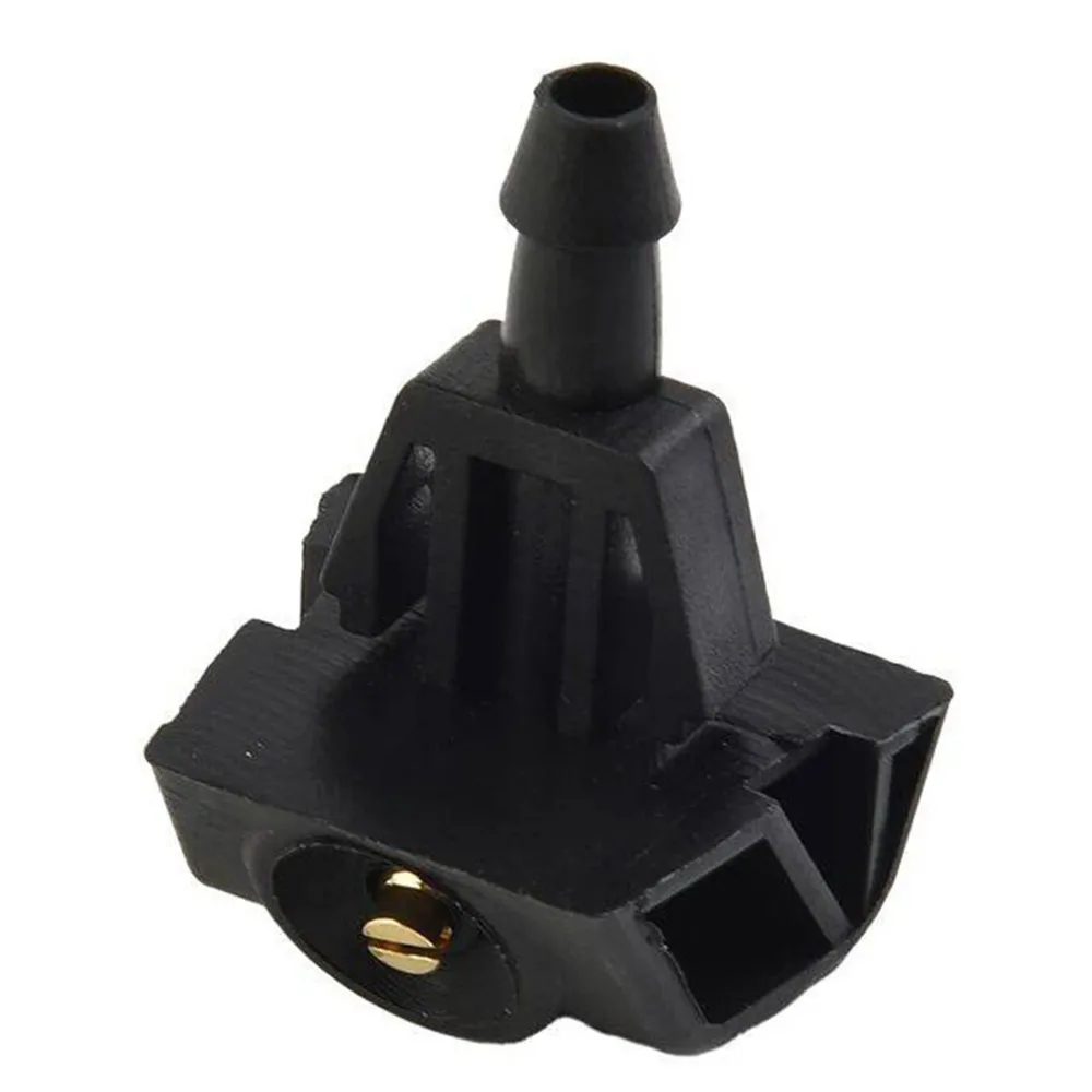 2pcs Windshield Washer Wiper Spray Nozzle Sprayer Jet 28932-9U000 Fit For Nissan Note 2006-2013 Black Car Windshield Washer