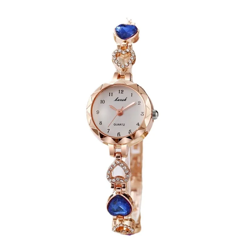 

Модные женские часы, простые роскошные кварцевые часы-браслет, студенческие часы