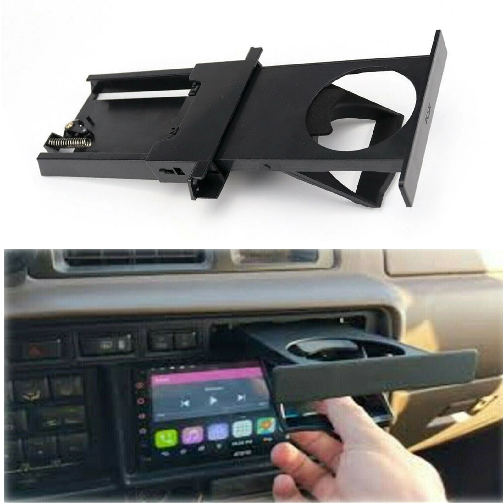 

For Lexus LX450 1996-1997 Toyota Land Cruiser FZJ80 HZJ80 HDJ80 1995-1997 562060010 Retractable Water Cup Holder Drink Supportor