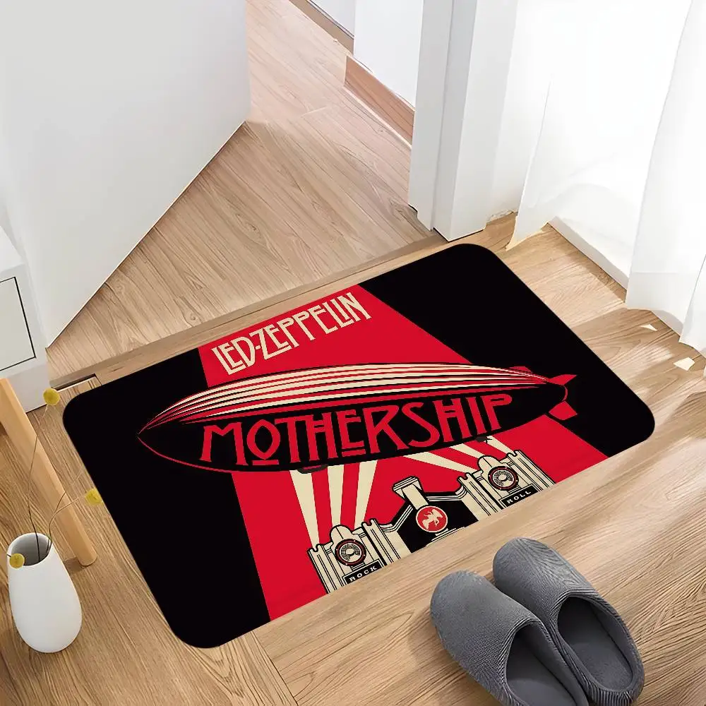 Rock Band Led Z-Zeppelin Room Mats Retro Multiple Choice Living Room Kitchen Rug Non-Slip Welcome Rug