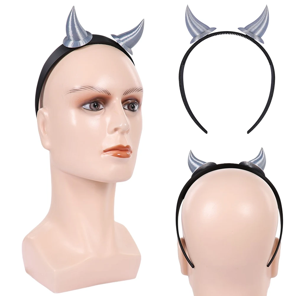Anime Stage OF Alien Cosplay Till Devil Horns Headband Cosplay Headpiece Disfraz Roleplay Props Halloween Carnival Party