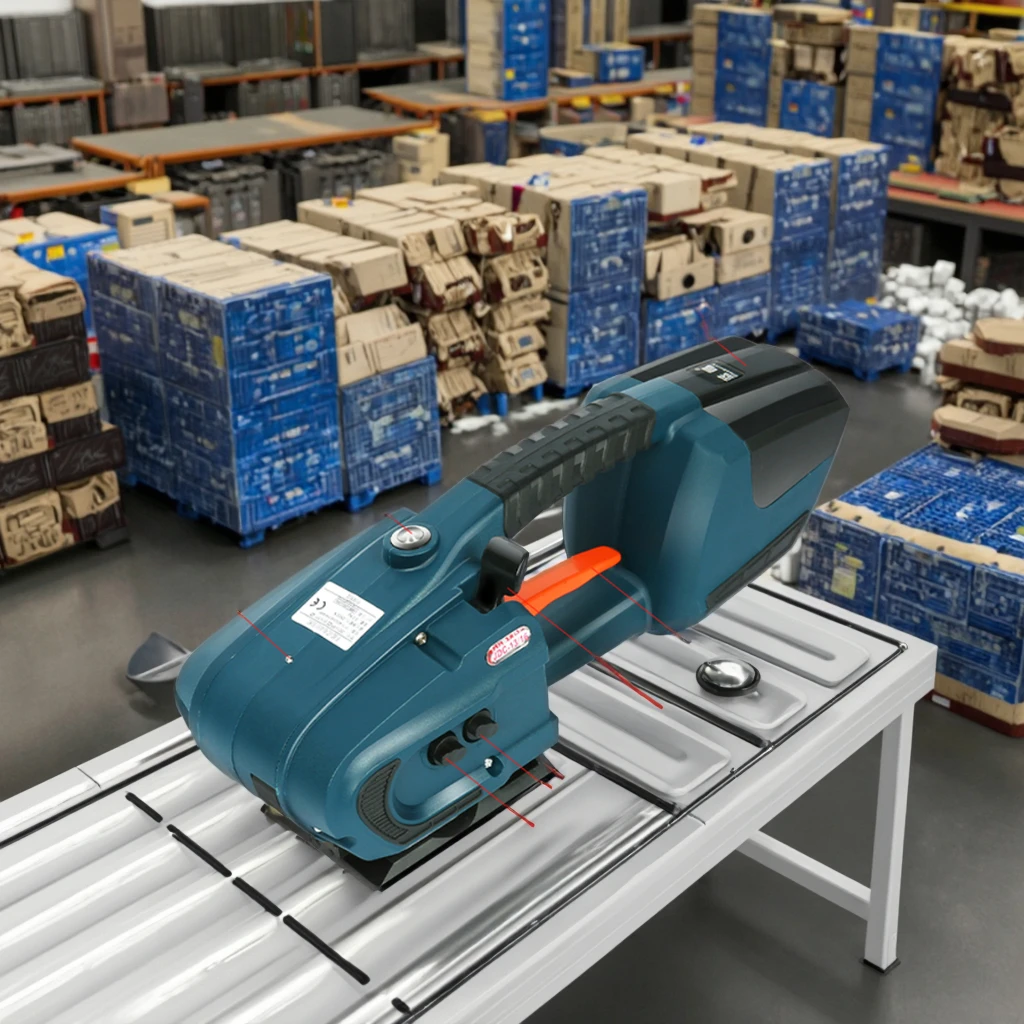 آلة الربط الكهربائية المحمولة اللاسلكية - أفضل أداة سعر لتغليف علب الكرتون وتعزيز الشحن