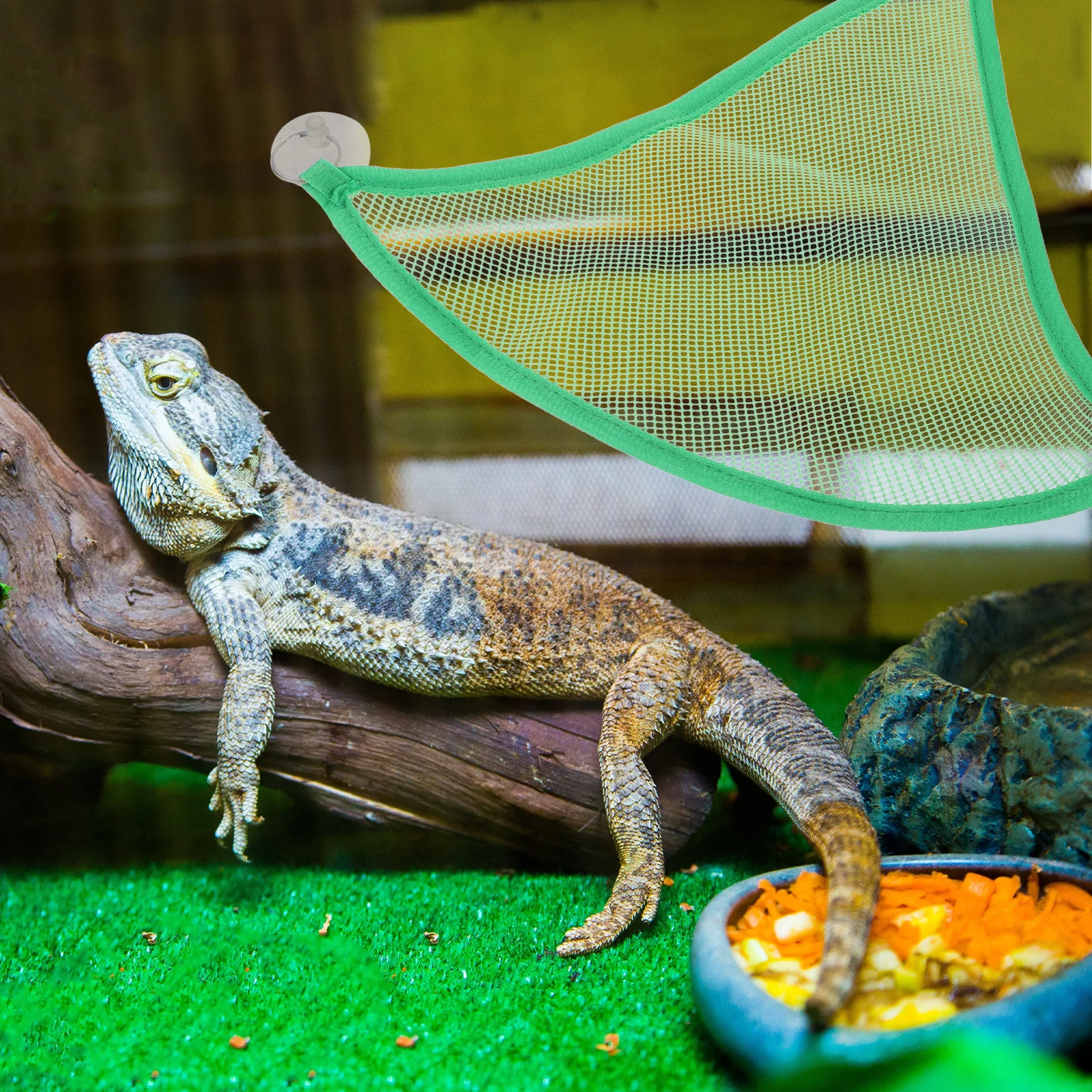 

2pcs Breathable Mesh Hammock Reptile Hammocks Pet Bed Cage Lizard Lounger Hanging Bed for Small Reptiles Snakes for reptile