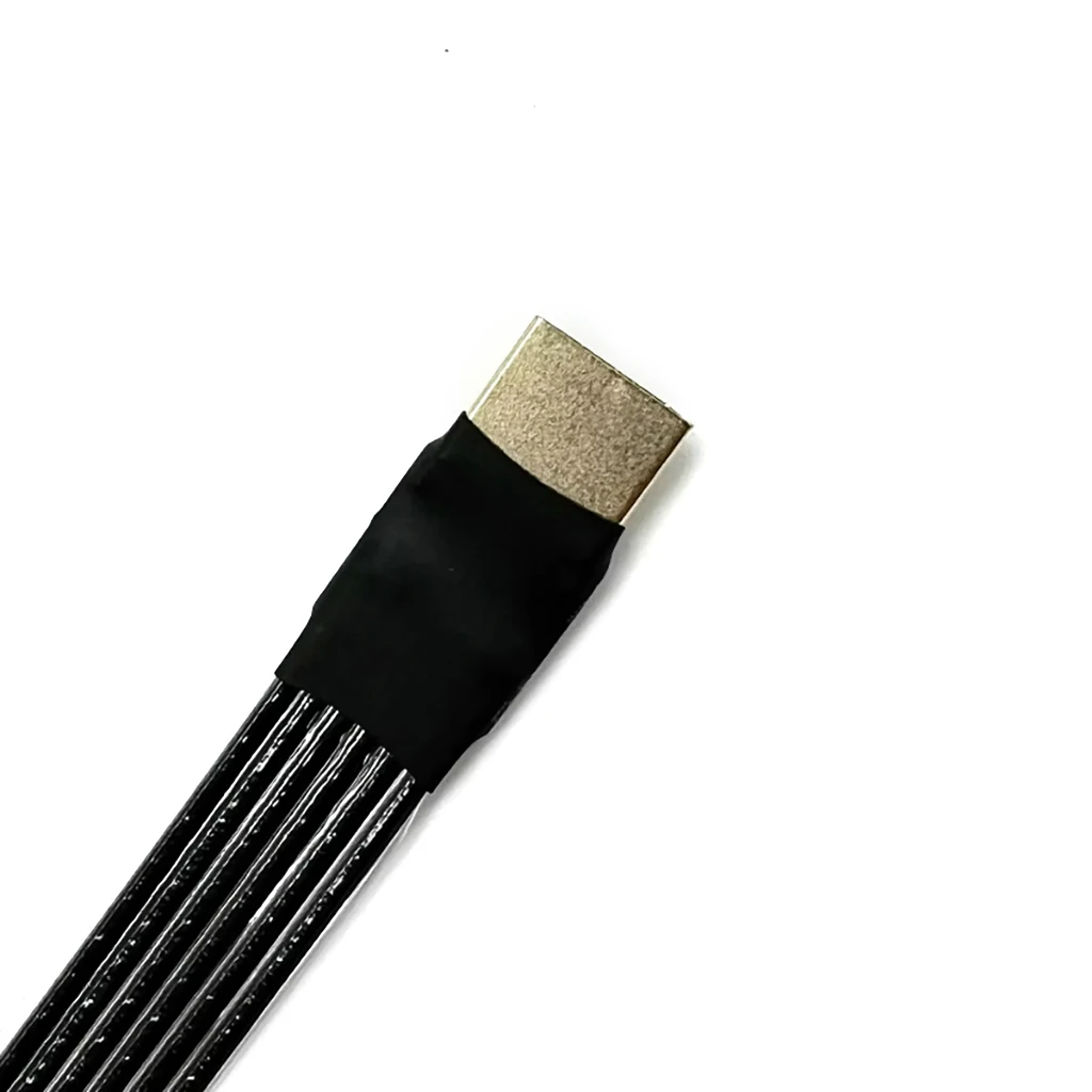 

Male to Male Built-in Standard HDMI-compatible 2.1 Extension Cable A-A Type V2.1 Ribbon Flat Cable 2K/240Hz 4K/144Hz Video Cable