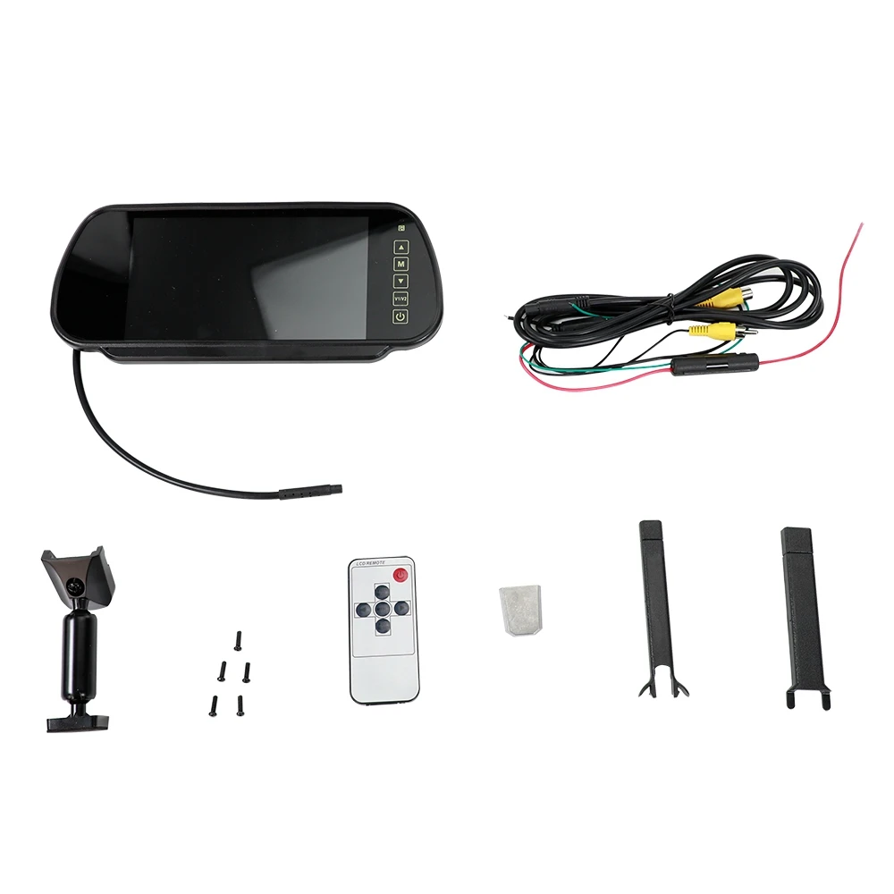 

7 Inch TFT LCD Car Mirror Monitor System Kit Car Rearview Monitor Support NTSC &