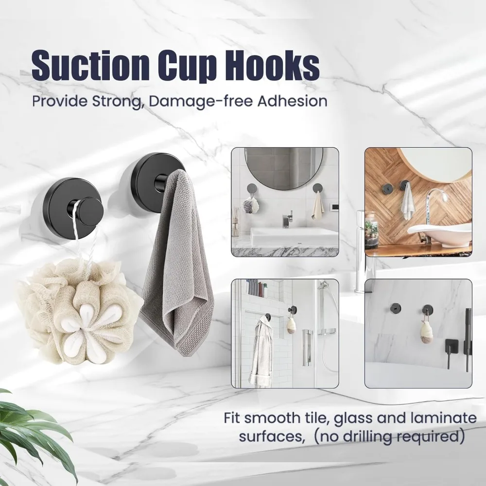 Stainless Steel Bathroom Hardware Set: 12-Piece Wall Mounted Towel Bar and Racks for Bath Accessories