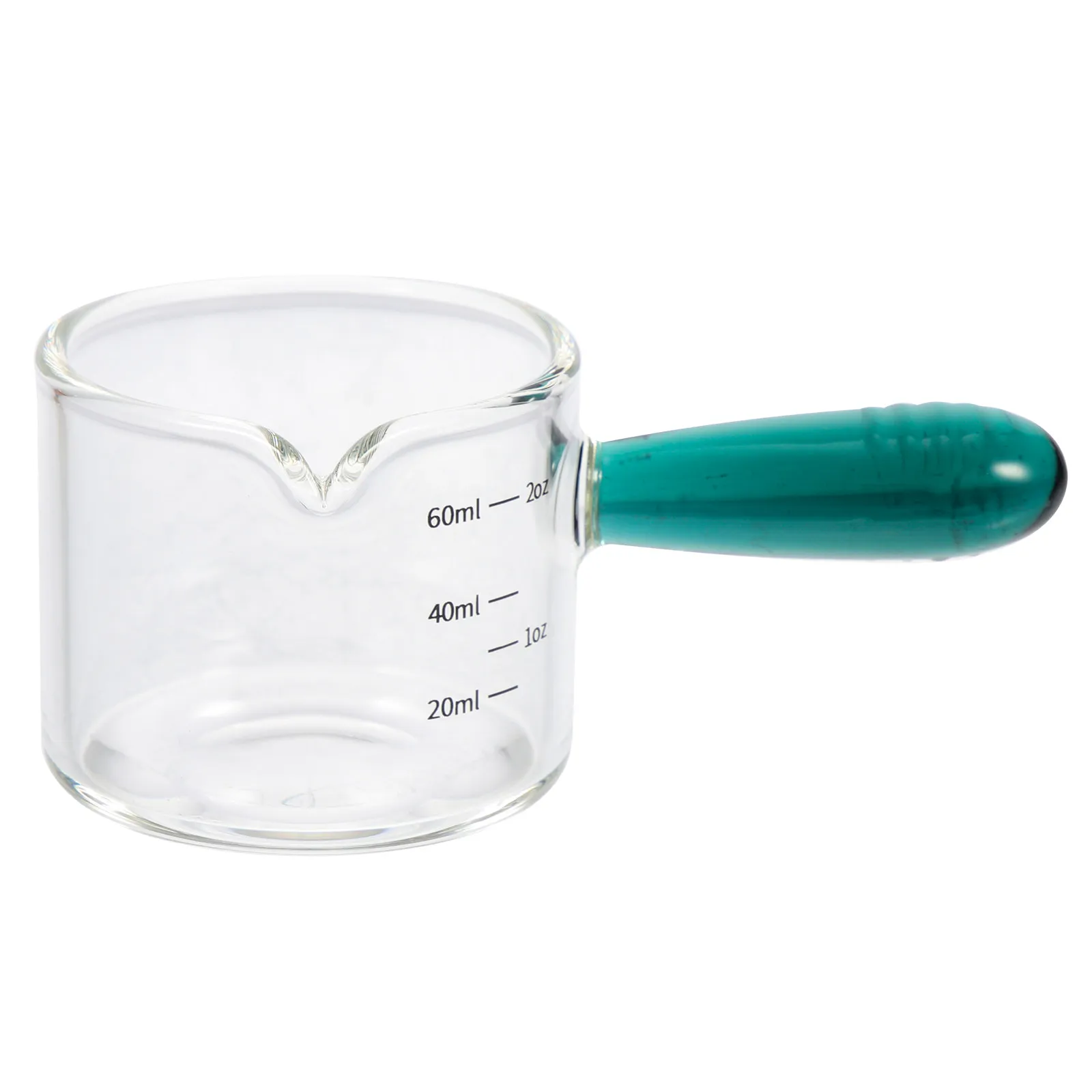 Household Coffee Glass Scale Design Clear Espresso Measuring Cup Pointed Milk Glass Multi Function Coffee Beverage Cup