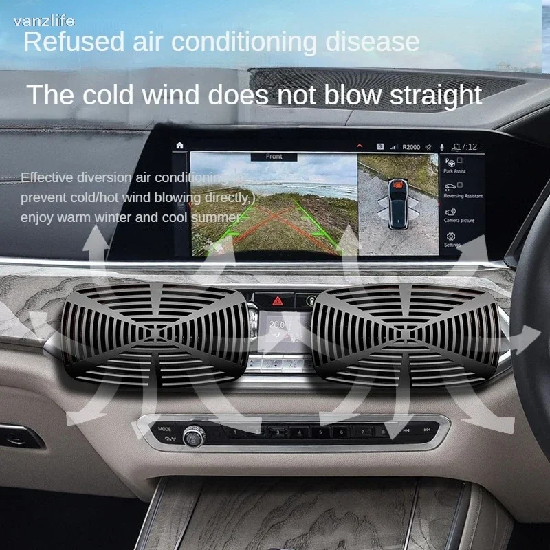 vanzlife Car Air Conditioner Windshield Car inner Anti-Direct Blowing Wind Baffle Plate Infant Universal