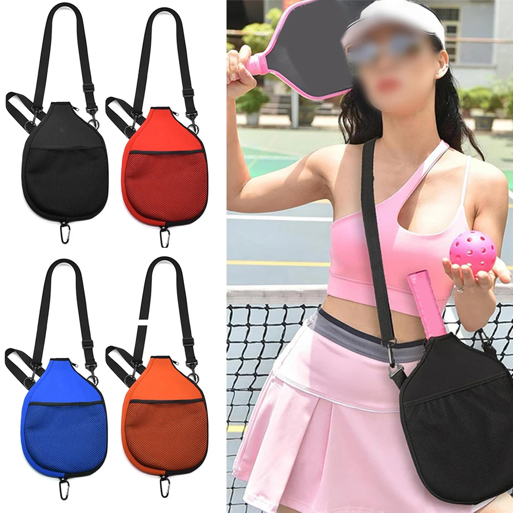 

Storage Bag For Pickleball Paddle Shoulder Bag Storage Pouch Paddle Organizer Bag With Straps Table Tennis Accessories